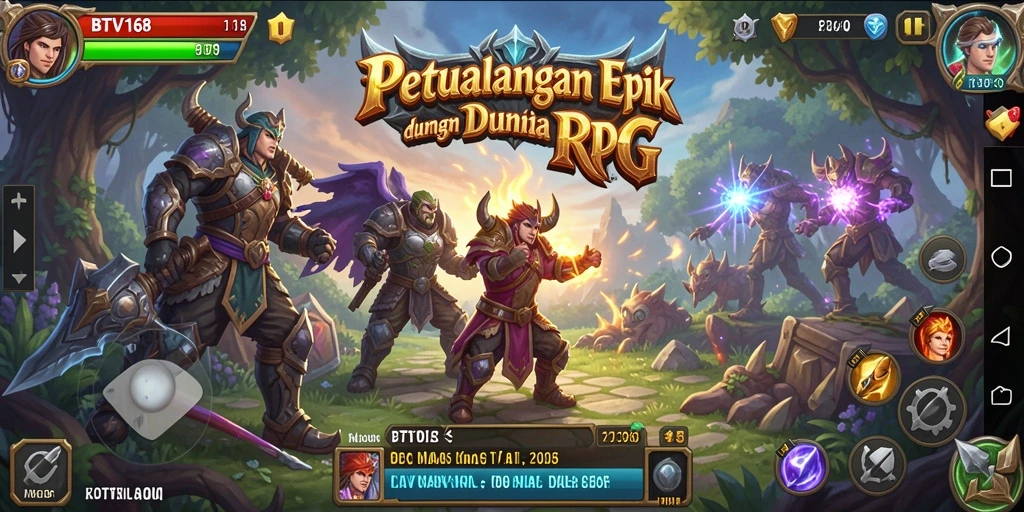 Tampilan gameplay epik BTV168 yang menakjubkan dan menarik.