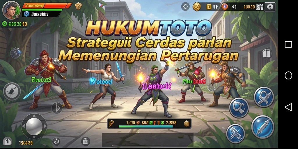 Tampilan gameplay menegangkan dalam HUKUMTOTO yang penuh strategi.