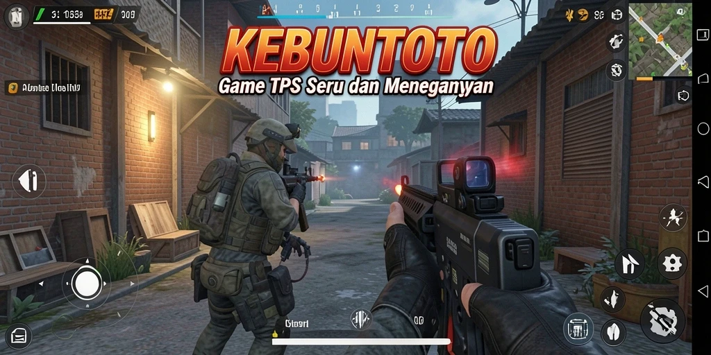 Tangkapan layar gameplay KEBUNTOTO yang penuh aksi.