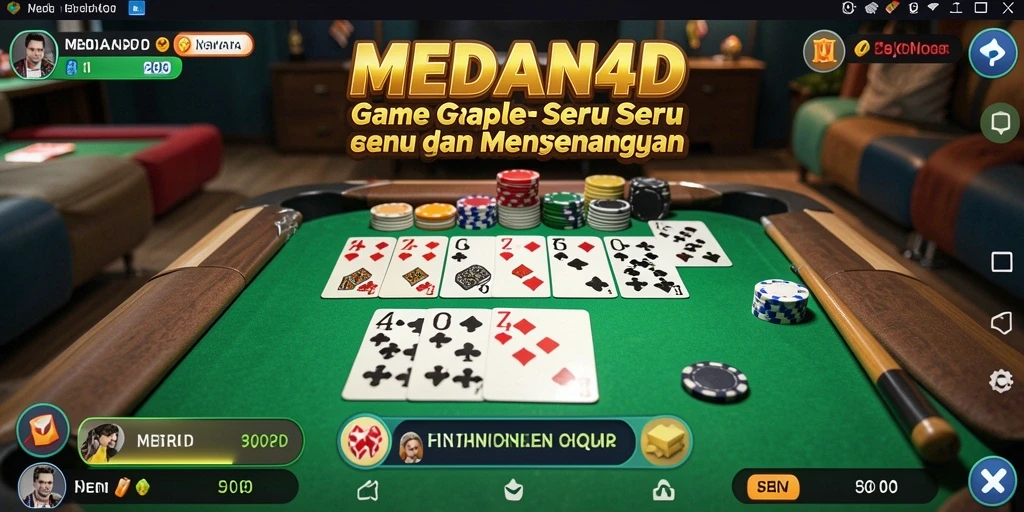 Tampilan utama gameplay Gaple yang memikat dan interaktif.