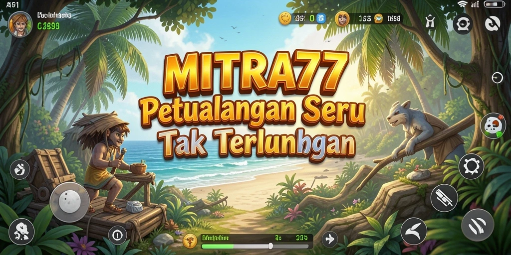 Tampilan gameplay menakjubkan dari MITRA77 dalam aksi petualangan.